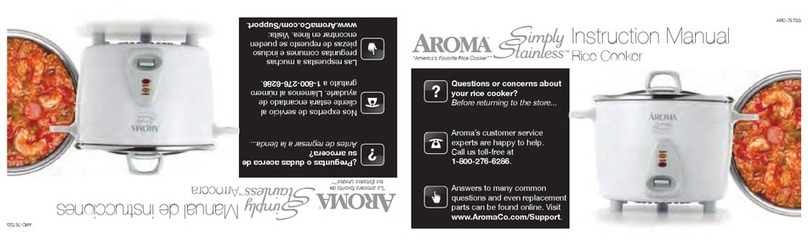 Aroma ARC-7578G User manual