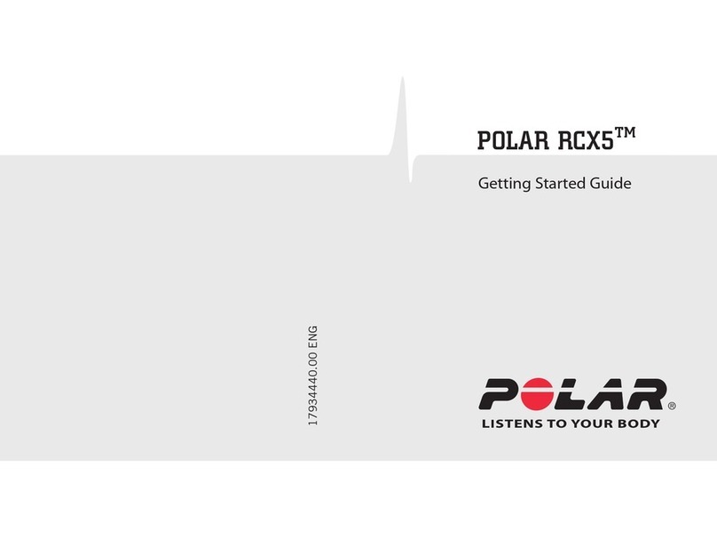 Polar Electro RCX5 User manual