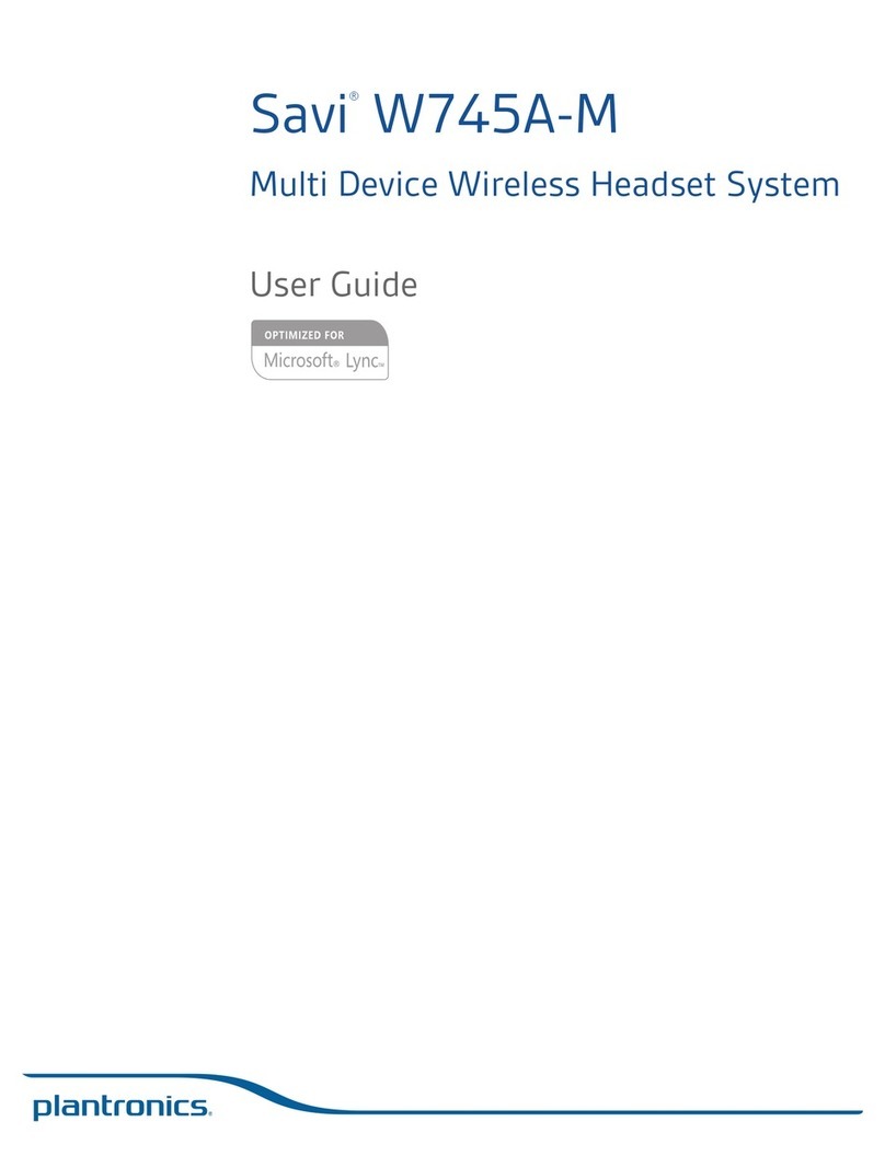 Plantronics Savi W745A-M User manual