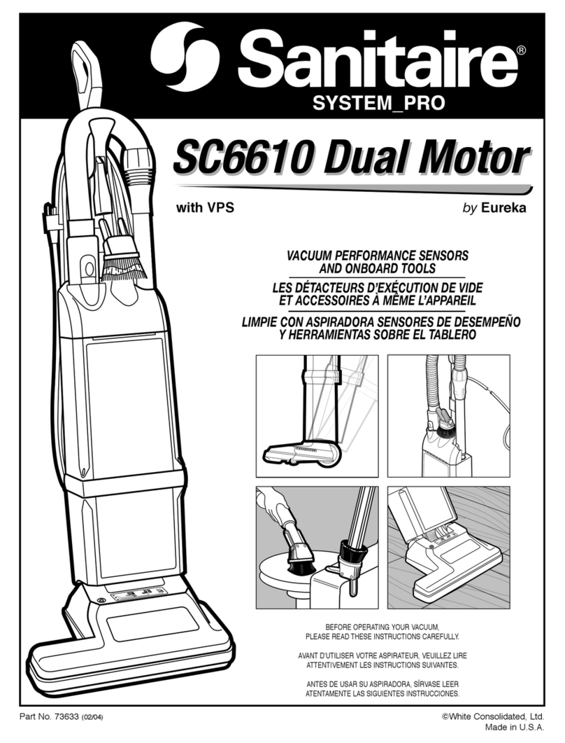 Sanitaire SC6610 owner's guide