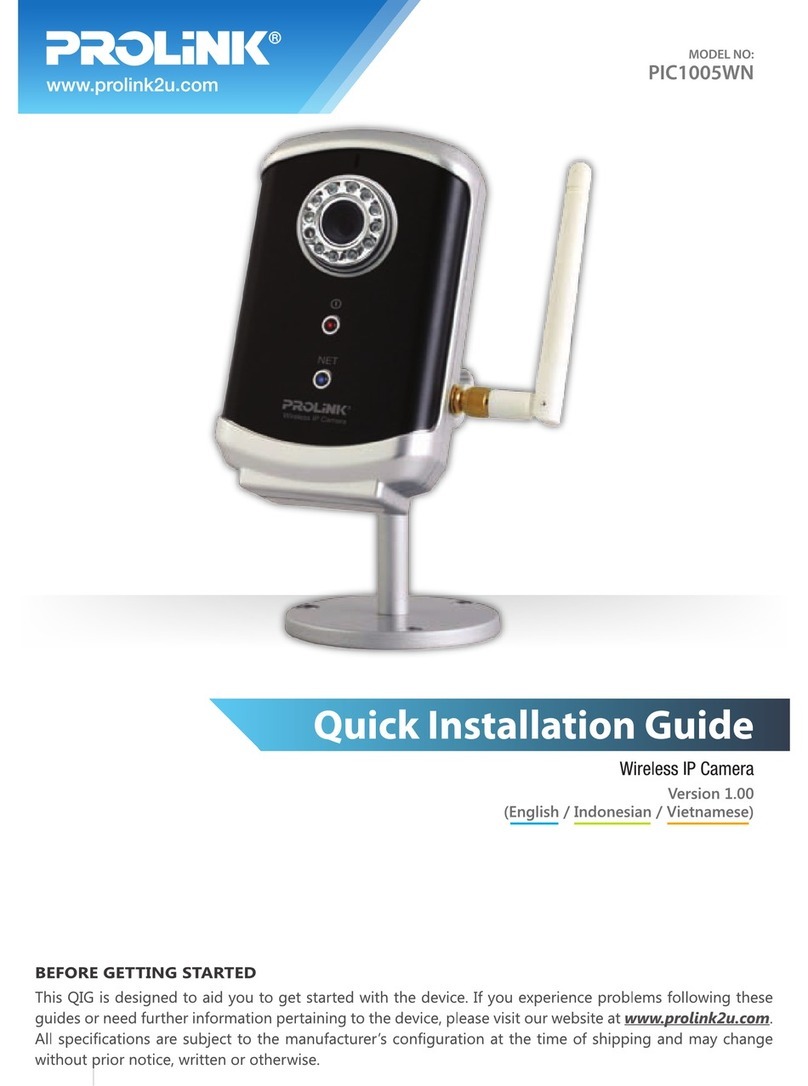 PROLiNK PIC1005WN Quick installation guide