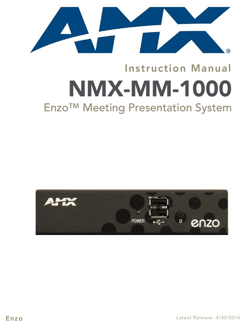 AMX NMX-MM-1000 User manual
