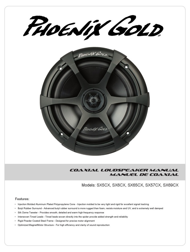Phoenix Gold SX6CX user manual