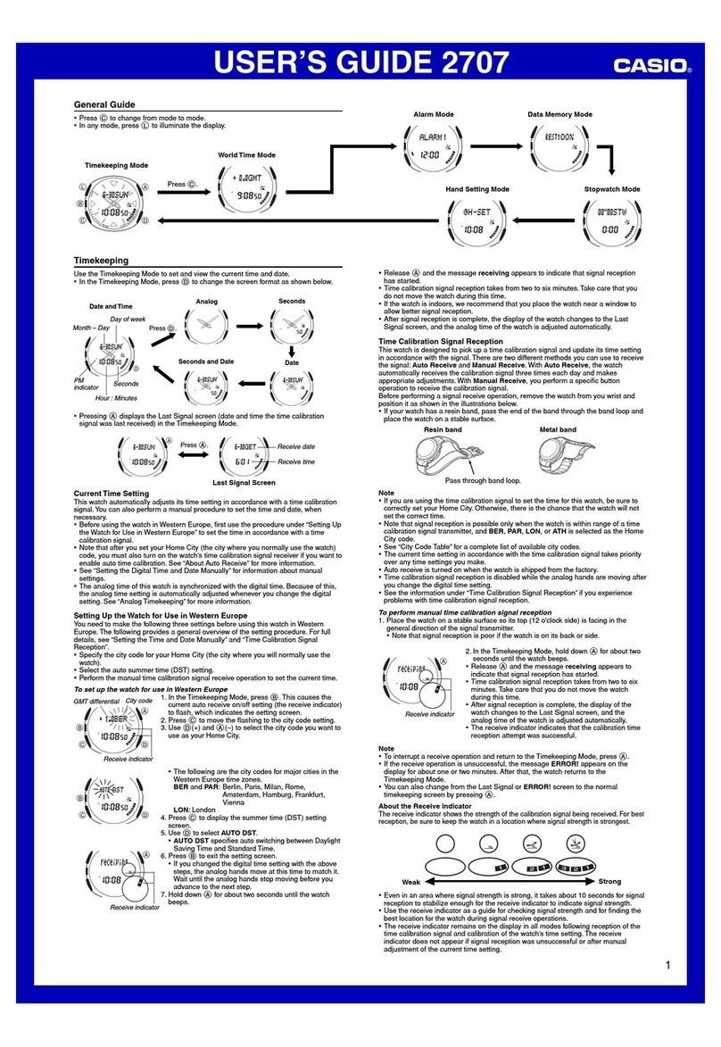 Casio 2707 user guide