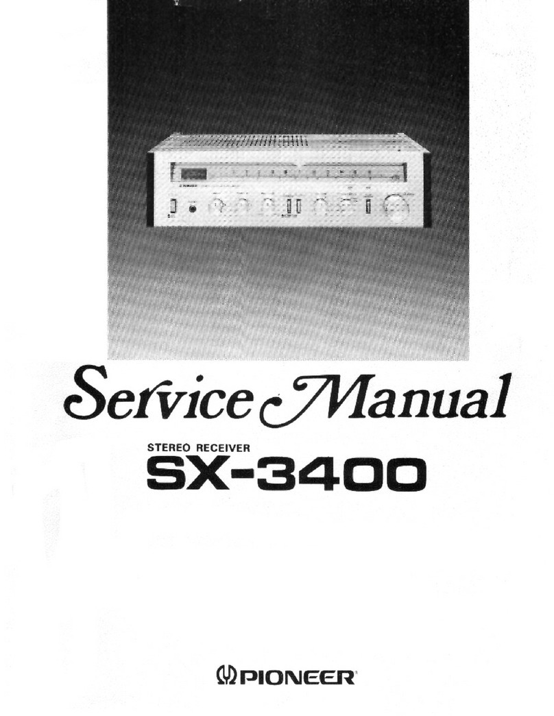 Pioneer SX-3400 Service manual