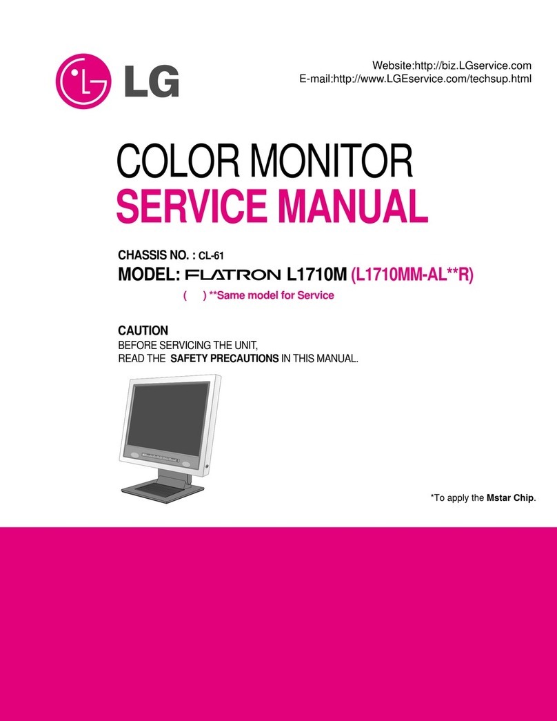 LG Flatron L1710M User manual