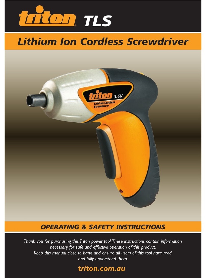 Triton TLS Operating/safety instructions