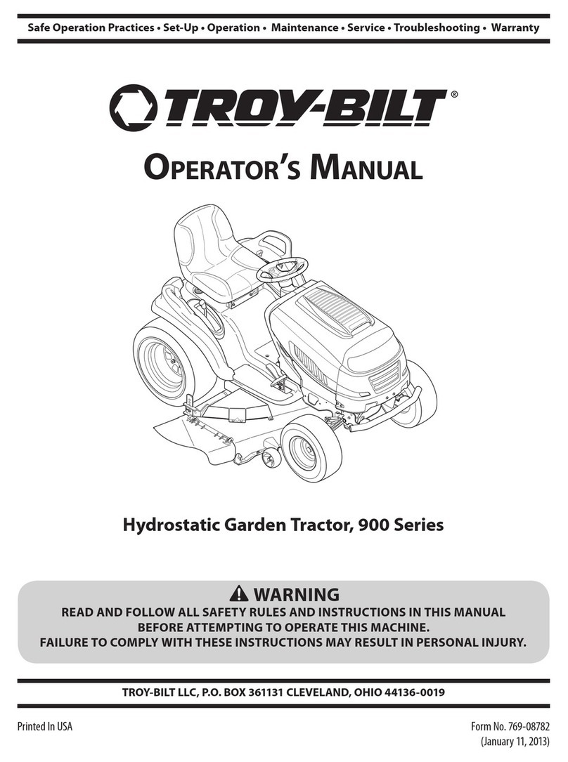 Troy-Bilt 900 Series User manual