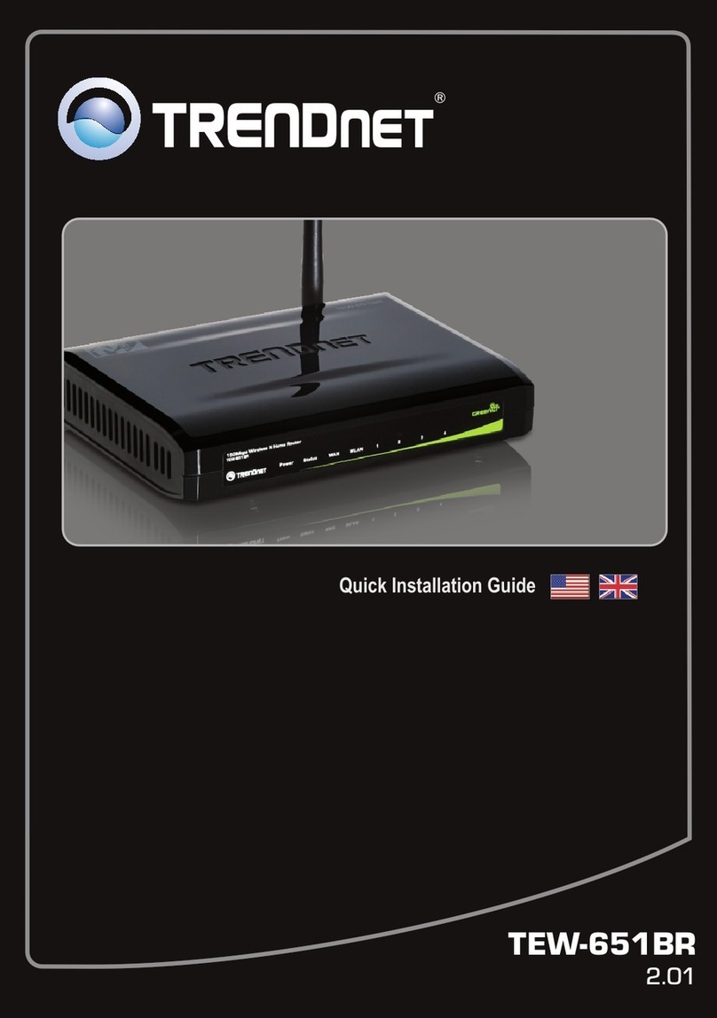 TRENDnet TEW-651BR User manual TRENDnet TEW-651BR User manual