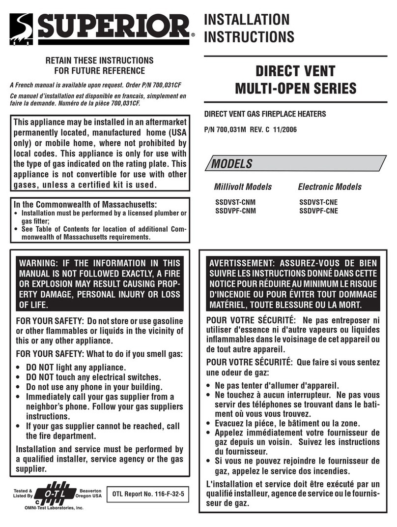 Superior SSDVST-CNM User manual Superior SSDVST-CNM User manual