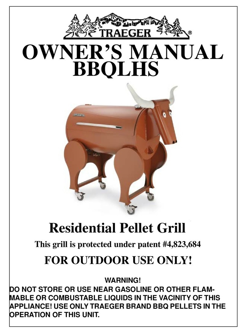 Traeger BBQLHS User manual
