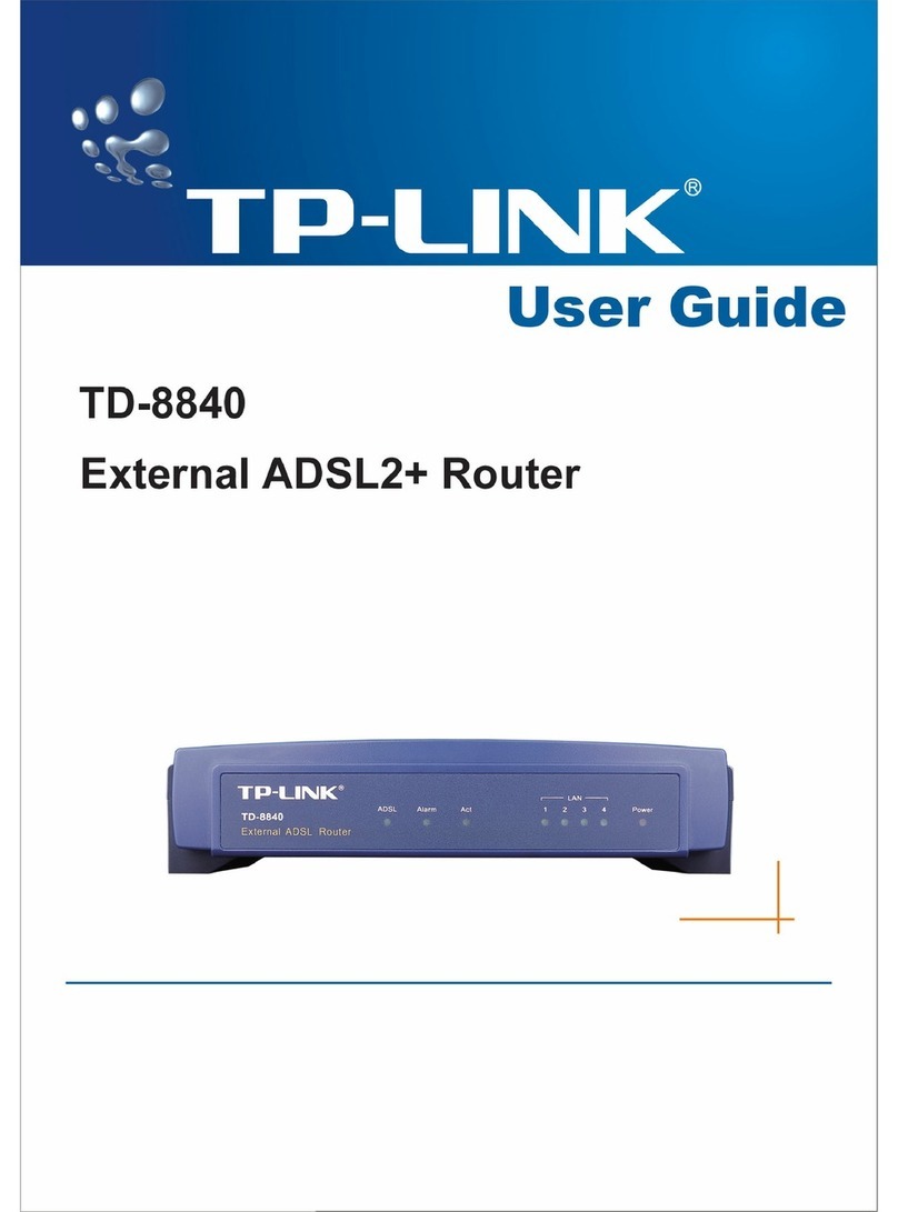 TP-Link TD-8840 User manual