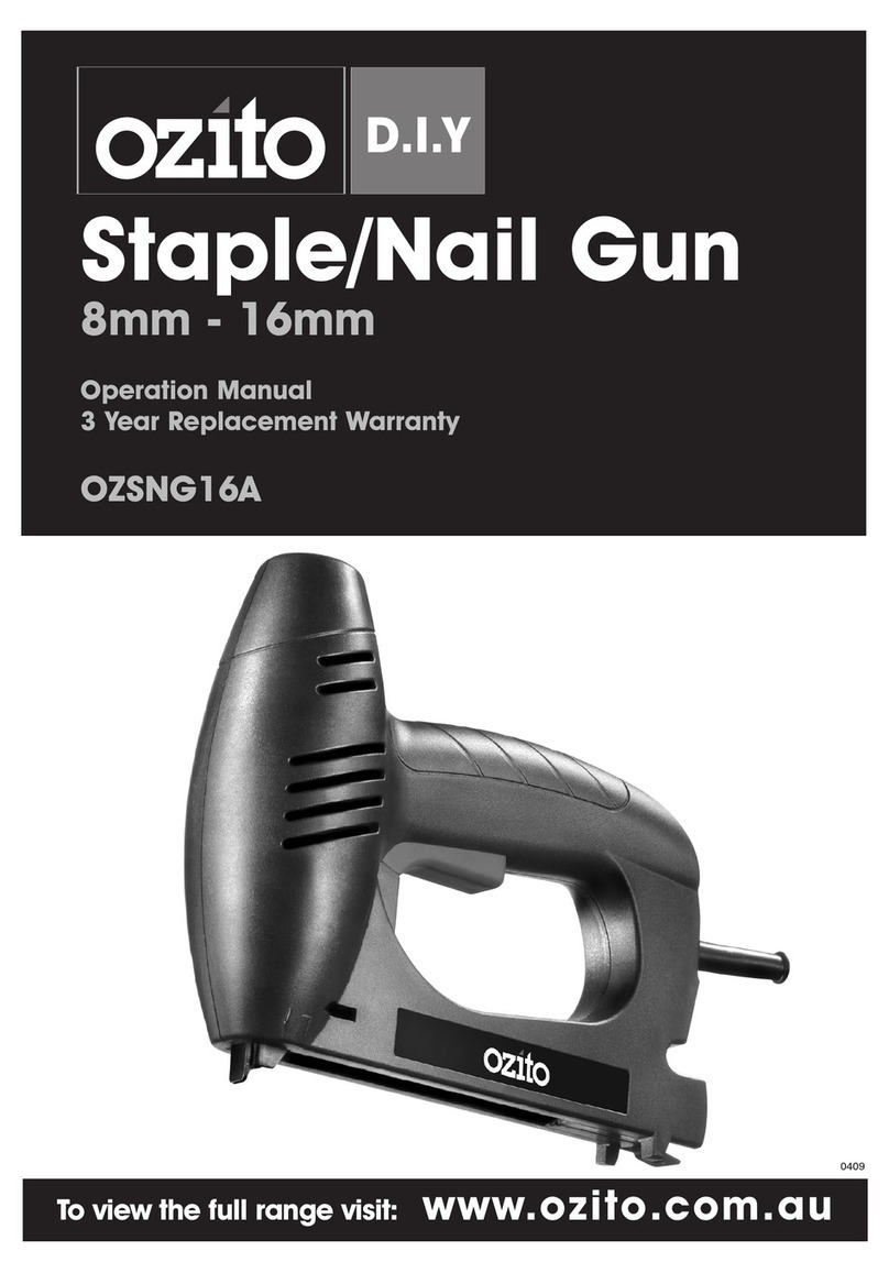 Ozito OZSNG16A Operation manual