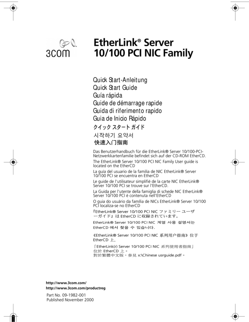 3Com EtherLink User manual