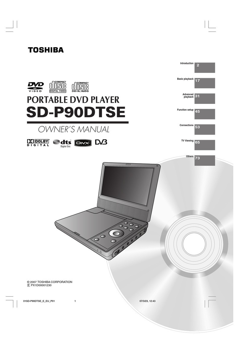 Toshiba SD-P90DTSE User manual