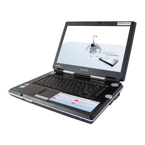 Toshiba QOSMIO F30 Series User manual