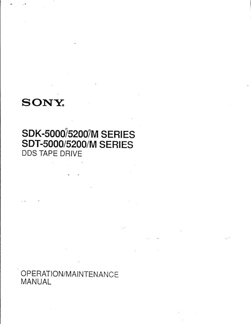 Sony SDK-5000M User manual