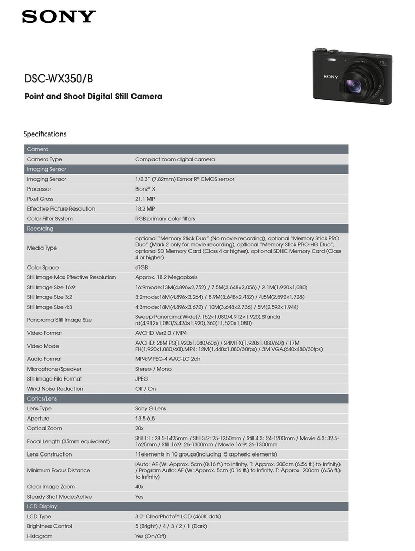 Sony Cyber-shot DSC-WX350 User manual