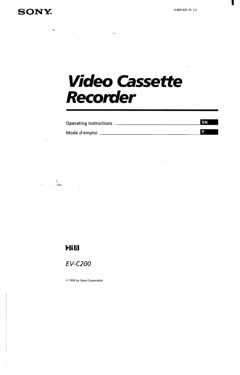 Sony EV-C200 User manual