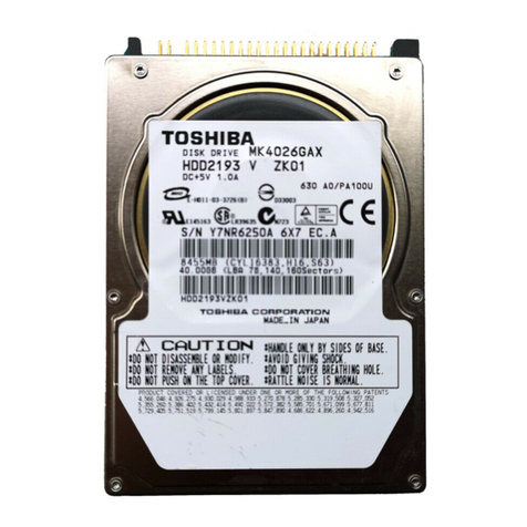 Toshiba MK4026GAX User manual