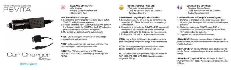 DreamGEAR DGPSV-3301 user guide