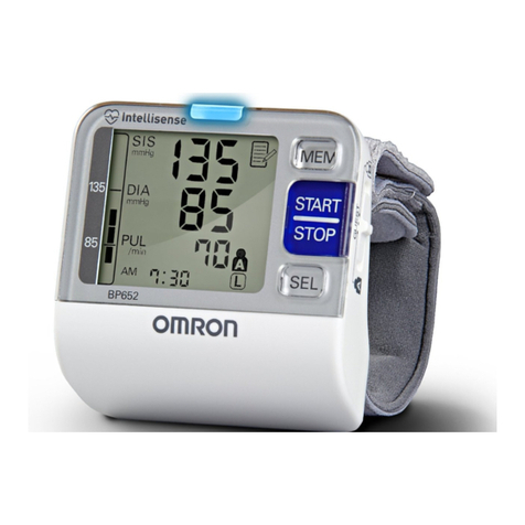 Omron BP652 User manual