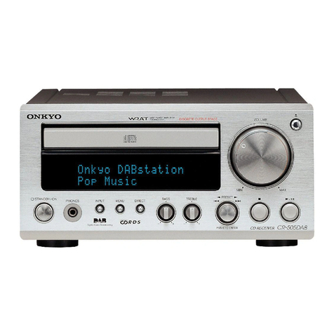 Onkyo CR-505DAB User manual
