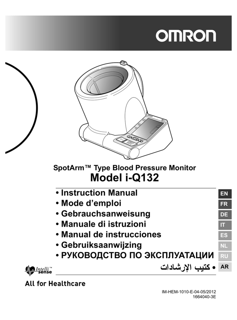 Omron SpotArm i-Q132 User manual