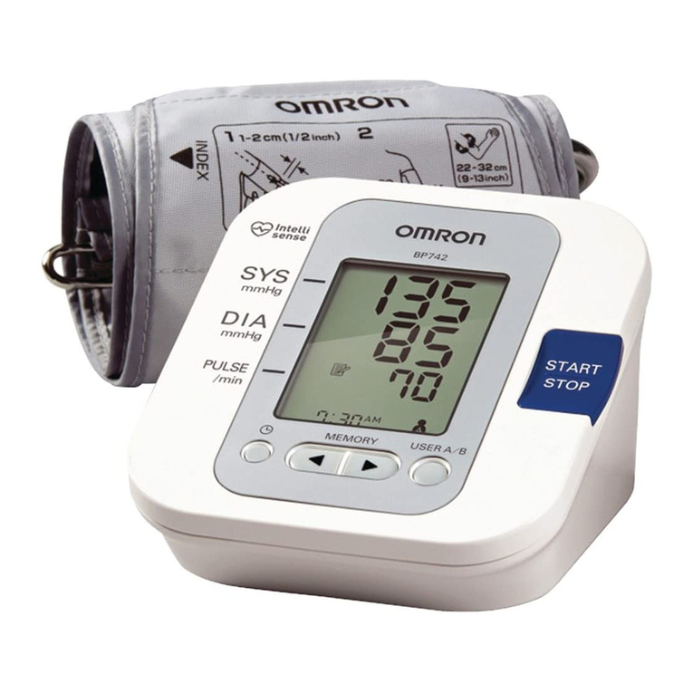 Omron BP742 User manual
