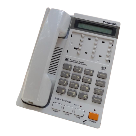 Panasonic Easa-Phone KX-T2365 User manual