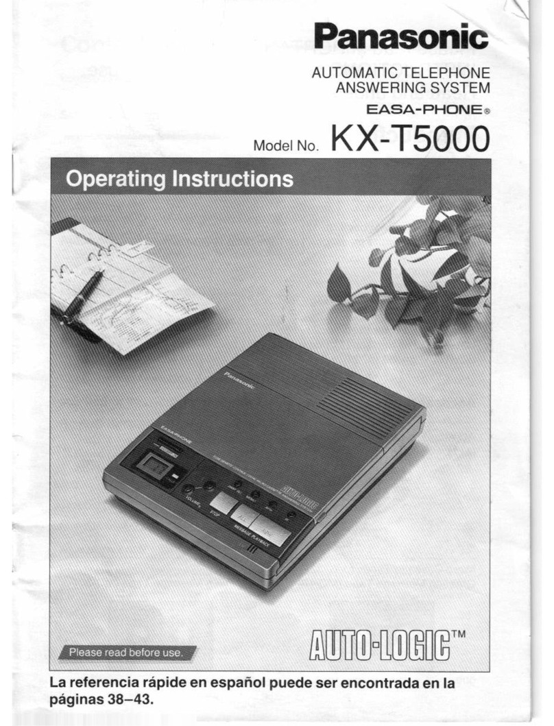 Panasonic Easa-Phone KX-T5000 User manual