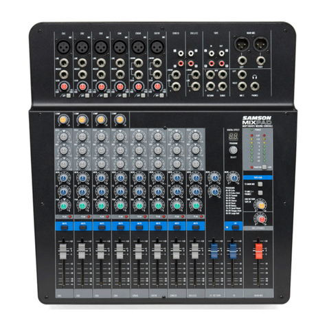 Samson MIXPAD MXP144 owner's manual