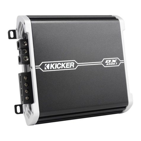 Kicker DXA250.1 User manual