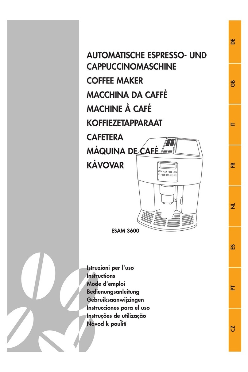 DeLonghi ESAM 3600 User manual