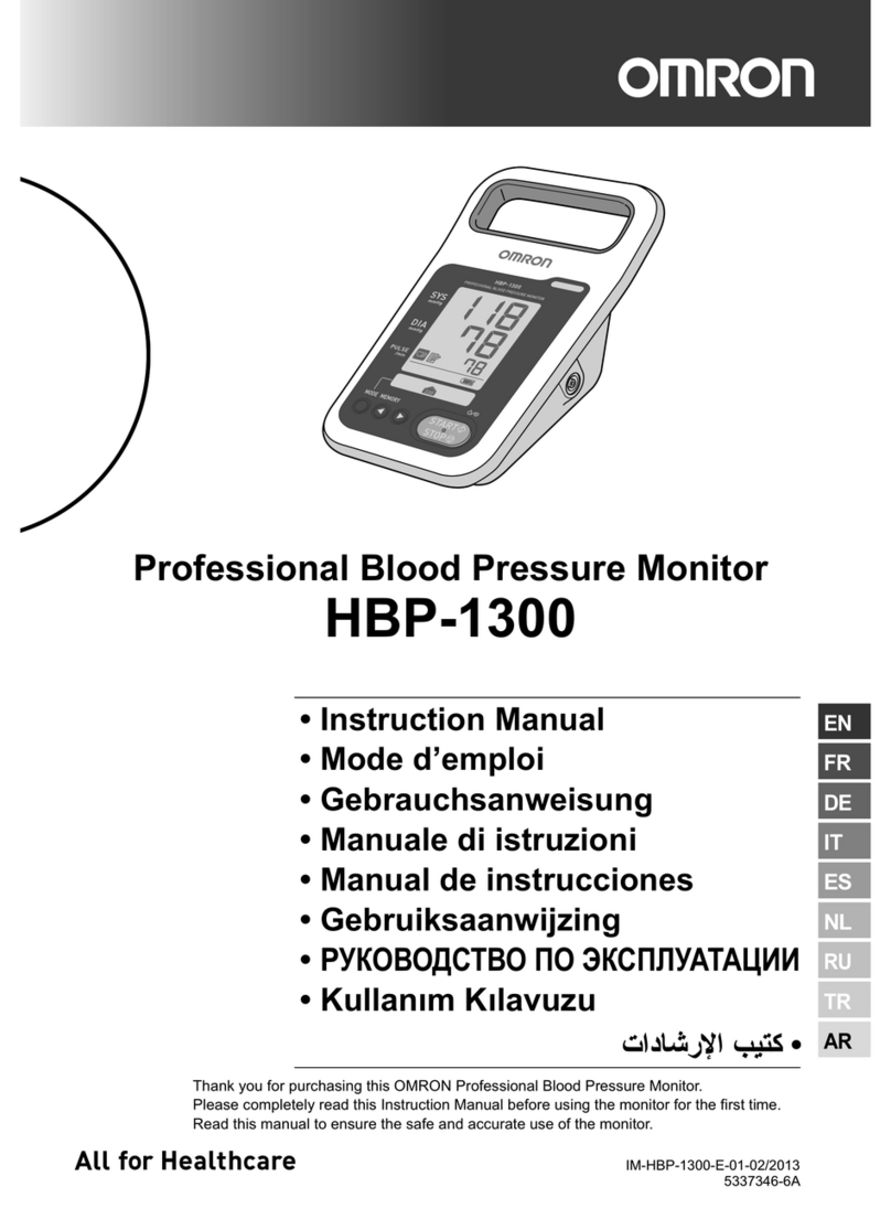 Omron HBP-1300 User manual