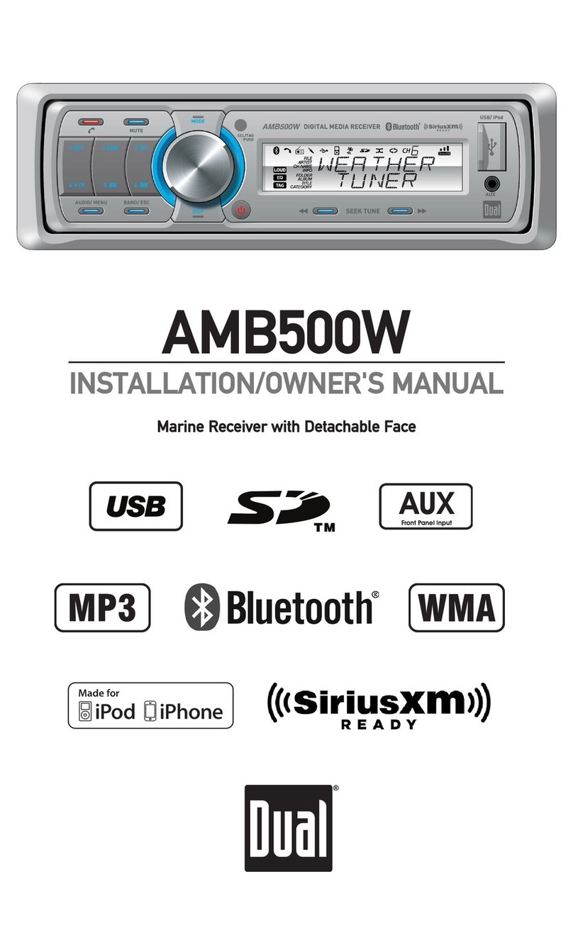Dual AMB500W Operating instructions