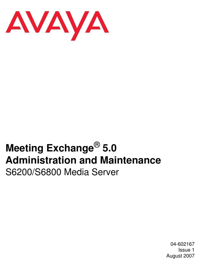 Avaya S6200 Instruction Manual