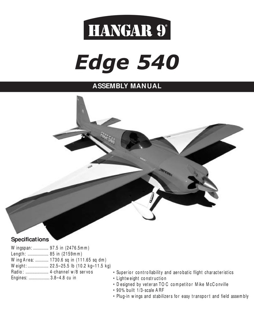 Hangar 9 EDGE 540 Assembly manual