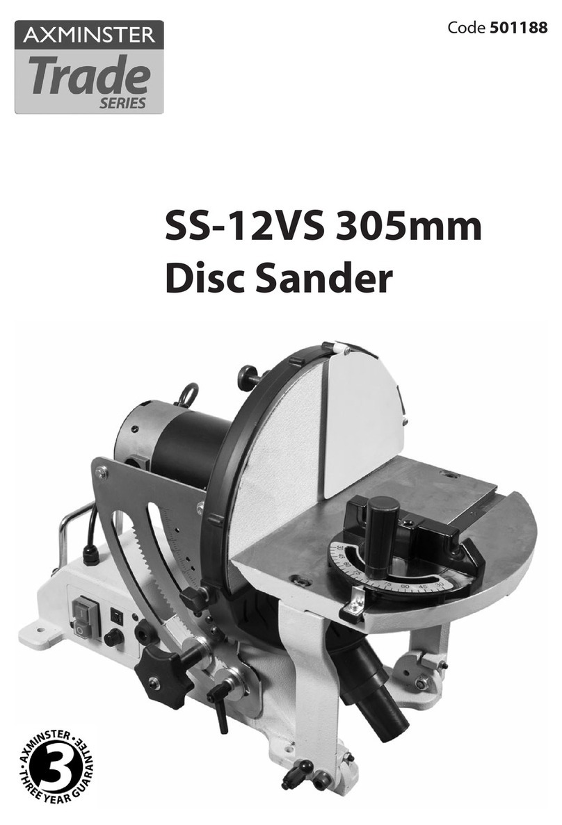 Axminster SS-12VS User manual