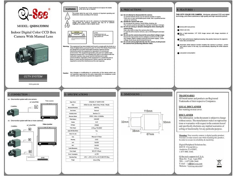 Q-See QSDS13358M User manual Q-See QSDS13358M User manual