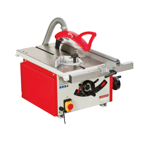Axminster TS-250M User manual