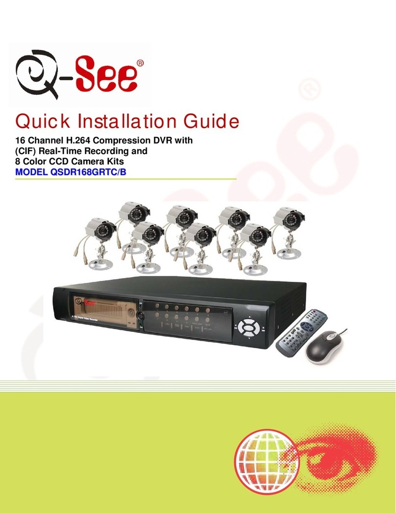 Q-See QSDR16RTC/B Quick installation guide