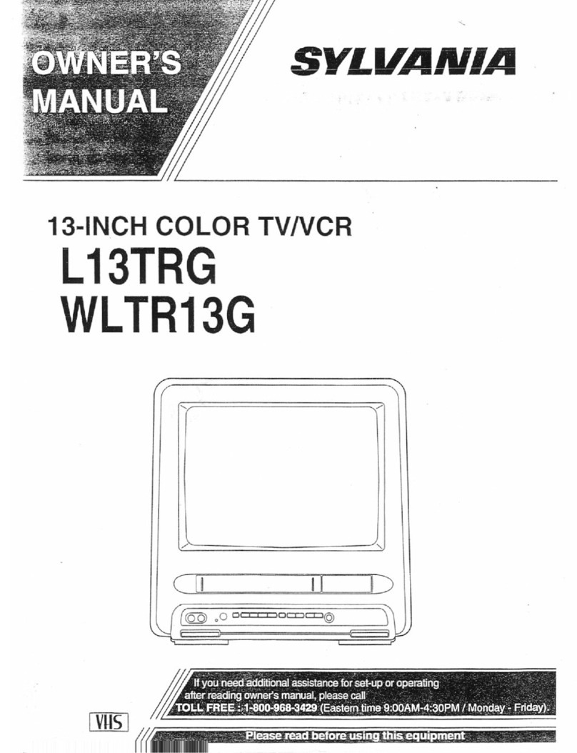 Sylvania L13TRG User manual Sylvania L13TRG User manual