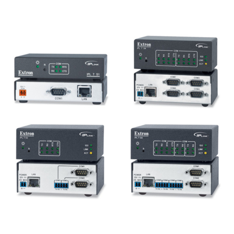 Extron electronics IPL T S1 User manual