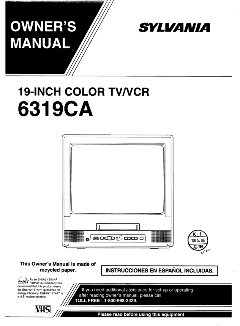 Sylvania 6319CA owner's manual