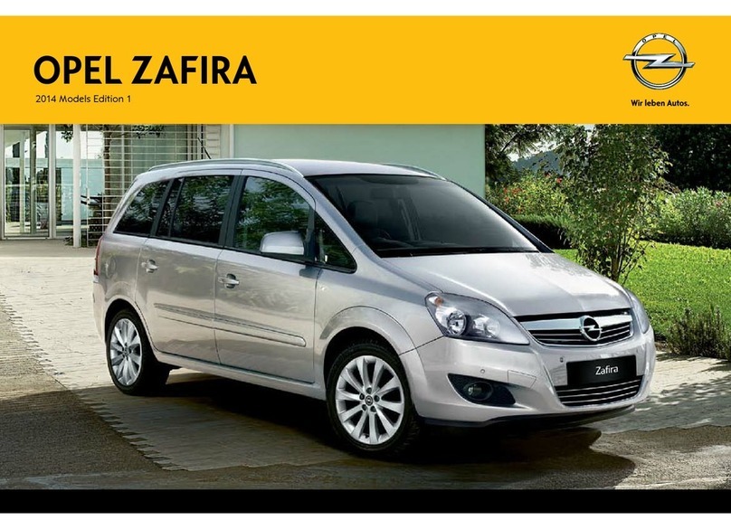Opel 2014 Zafira Brochure & specs