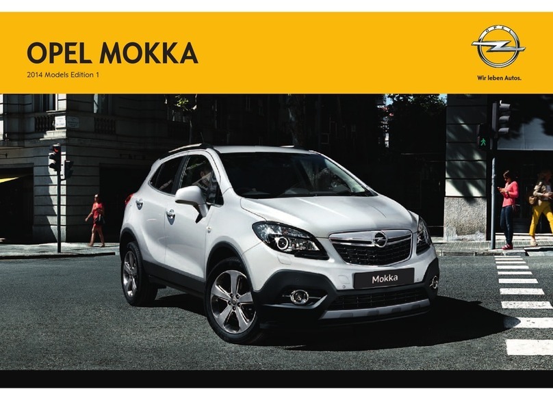 Opel 2014 Mokka User manual Opel 2014 Mokka User manual