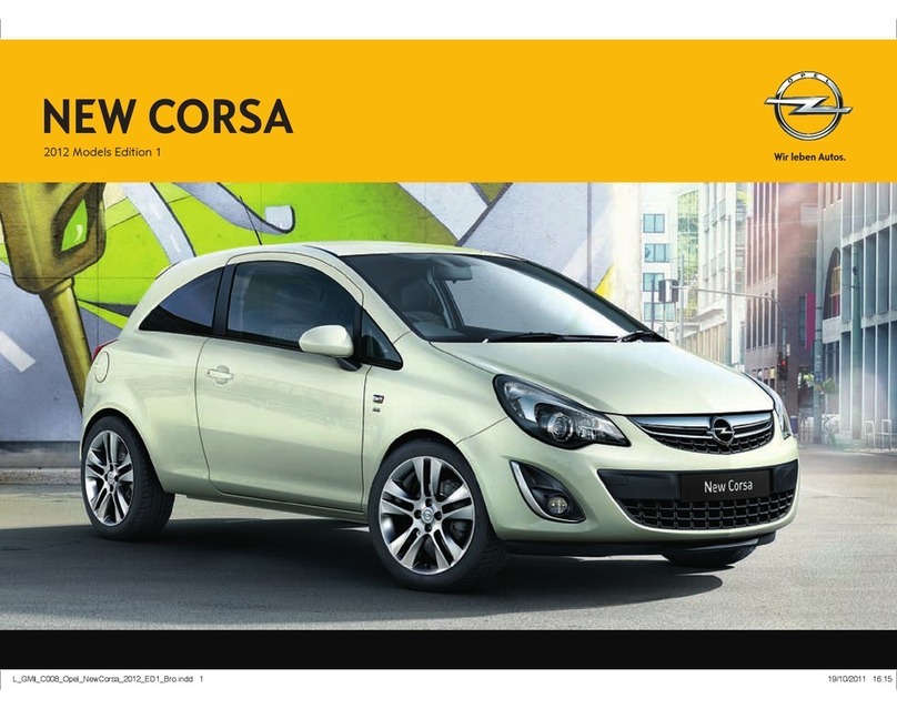 Opel 2012 Corsa Brochure & specs
