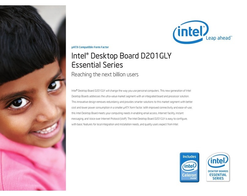 Intel D201GLY - Desktop Board Motherboard User manual