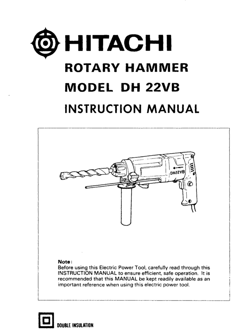 Hitachi DH 22VB User manual Hitachi DH 22VB User manual